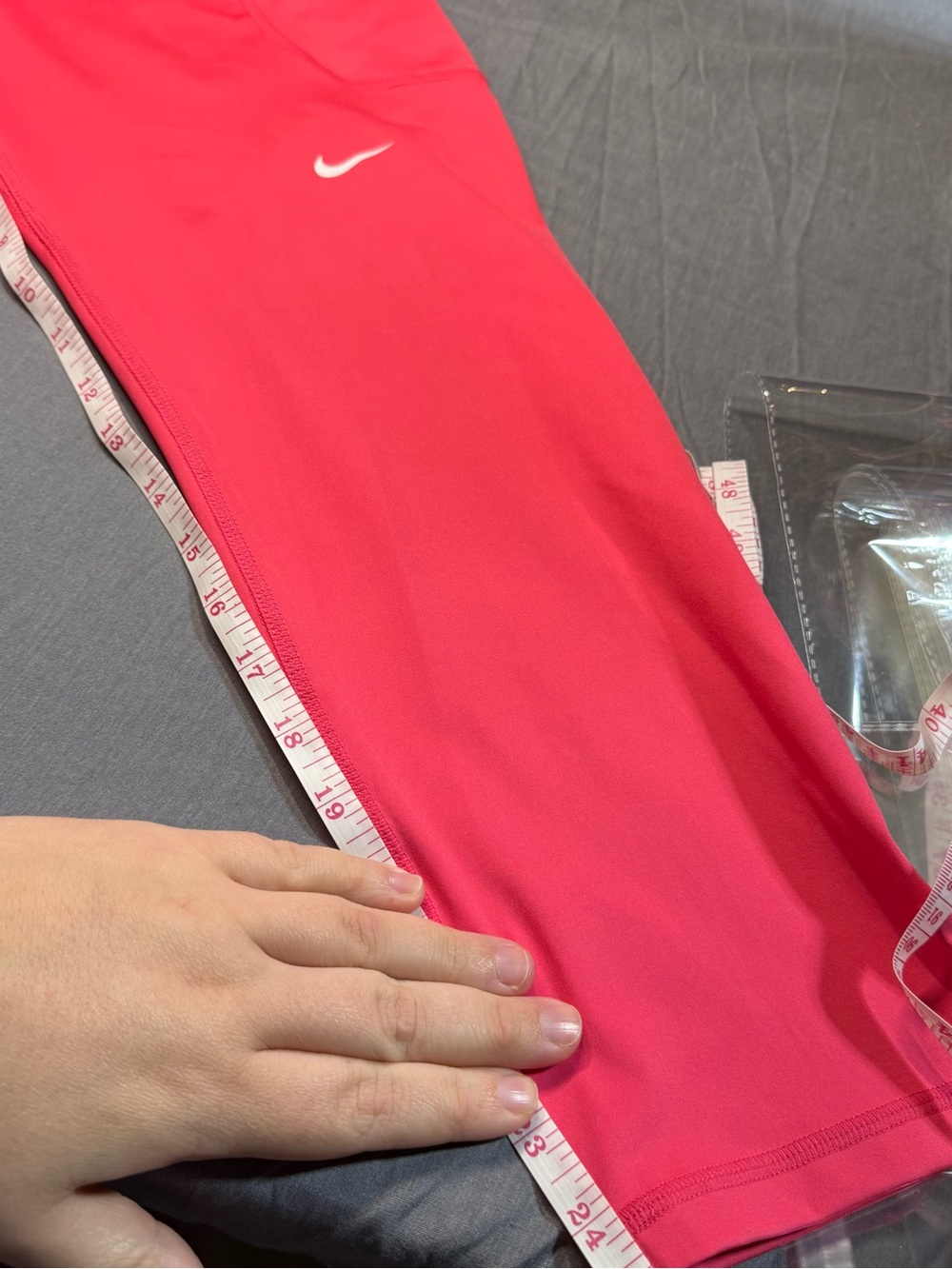 Nike Pro Sculpt Dri Fit High Rise 7/8 Hot Pink Leggings NWT XL - Picture 6 of 7